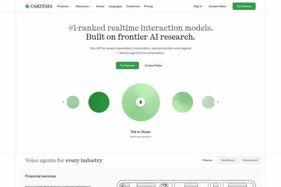 Landing page preview