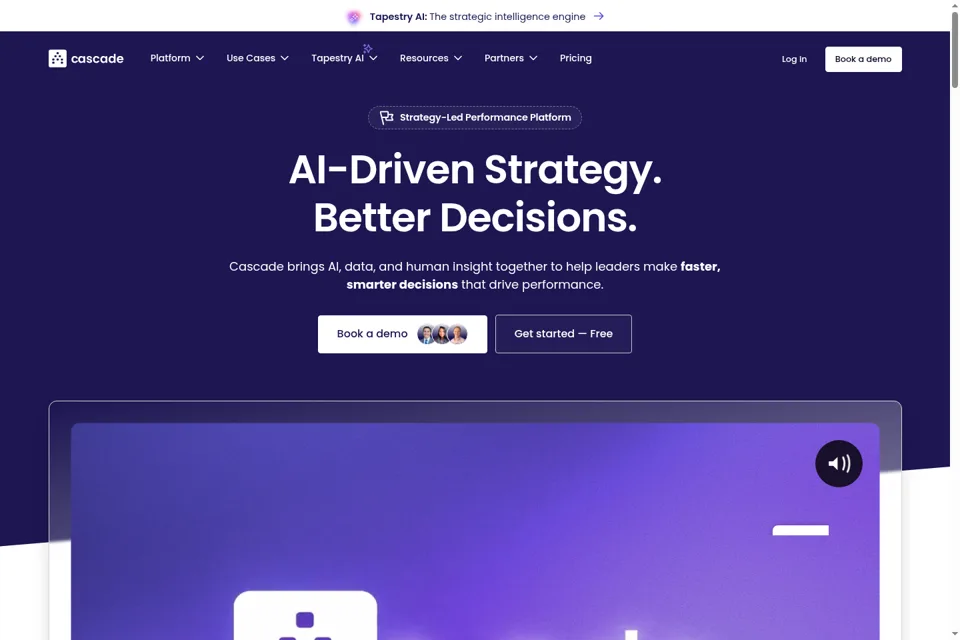 Landing page preview