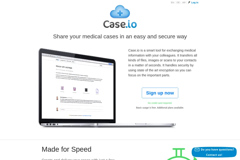 Landing page preview