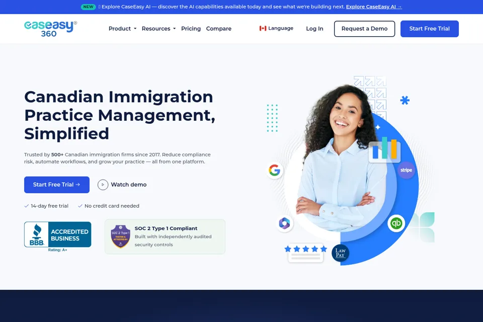 Landing page preview