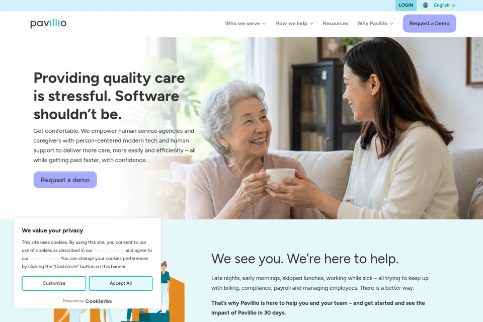 Landing page preview