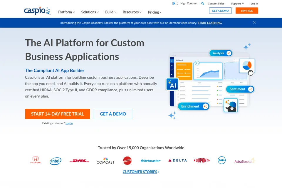 Landing page preview