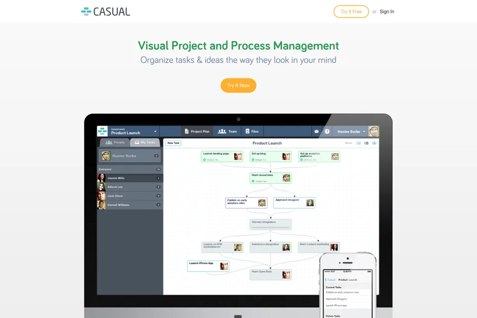 Landing page preview