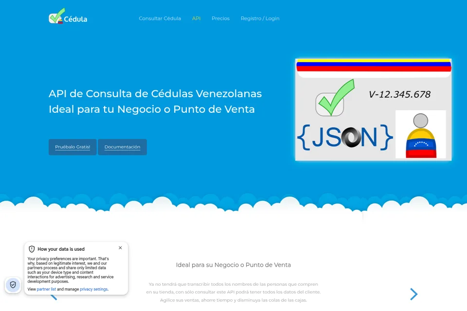 Landing page preview
