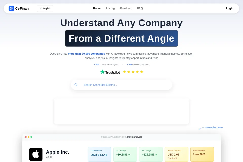 Landing page preview
