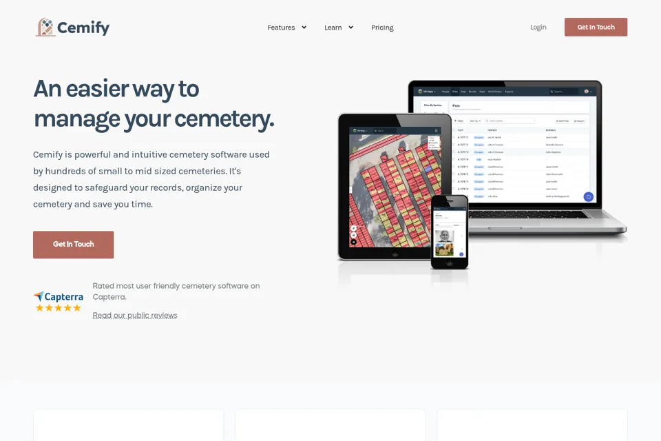 Landing page preview