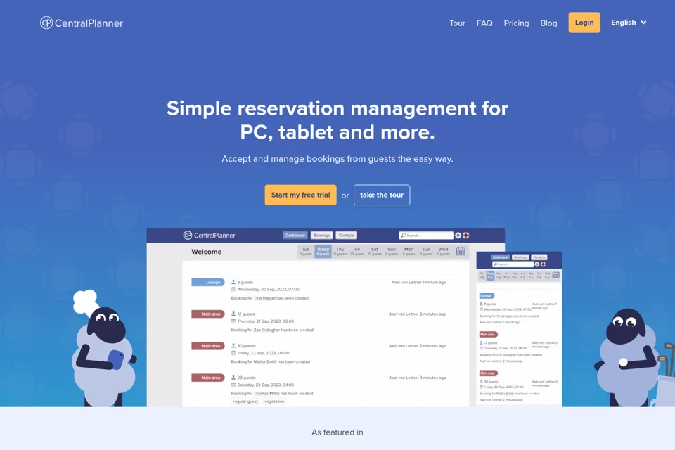 Landing page preview