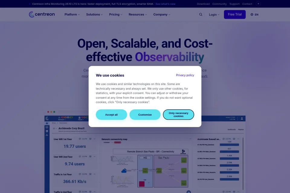 Landing page preview