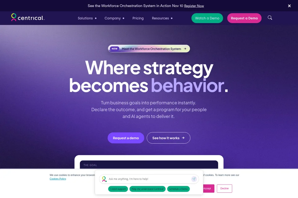 Landing page preview
