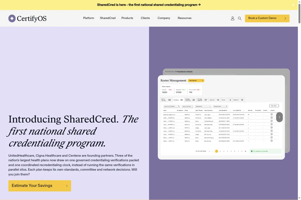 Landing page preview