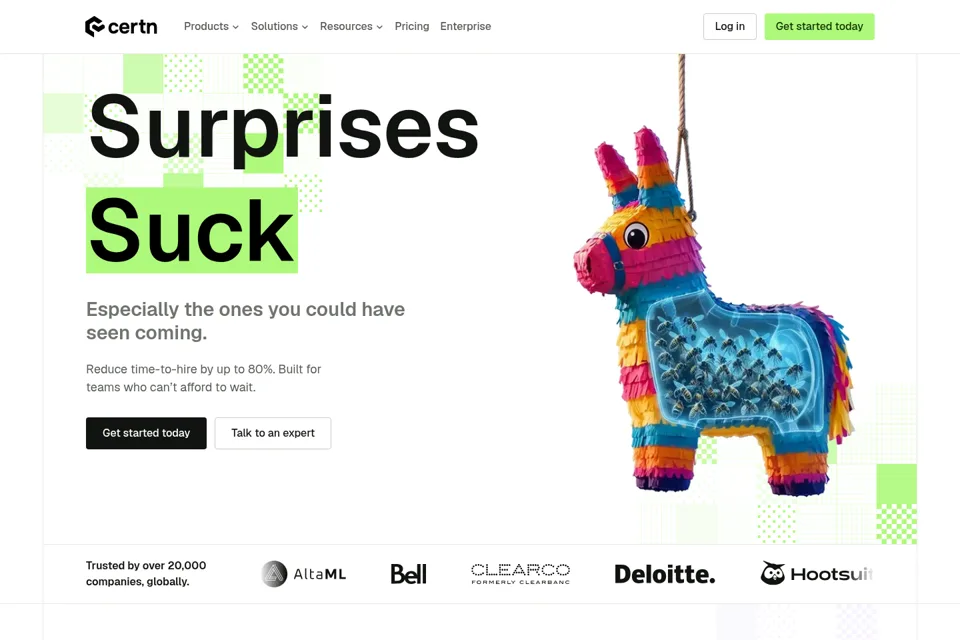 Landing page preview