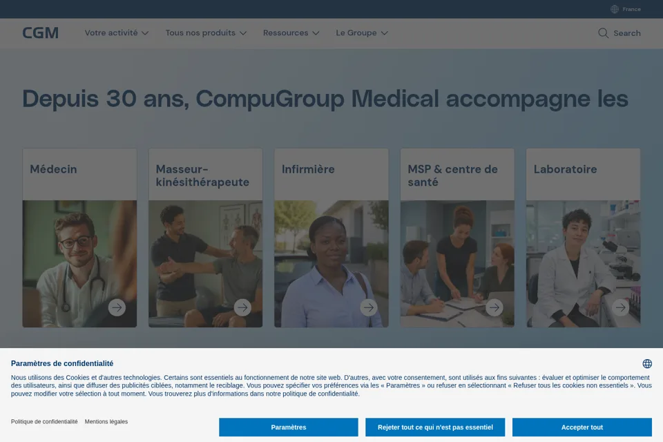 Landing page preview