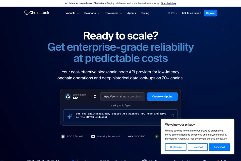 Landing page preview