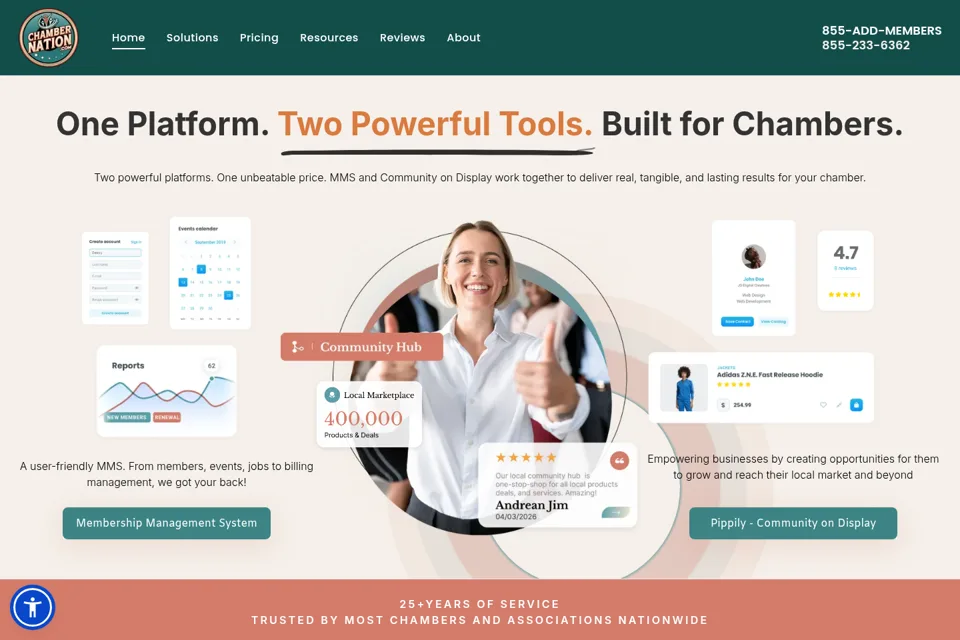 Landing page preview