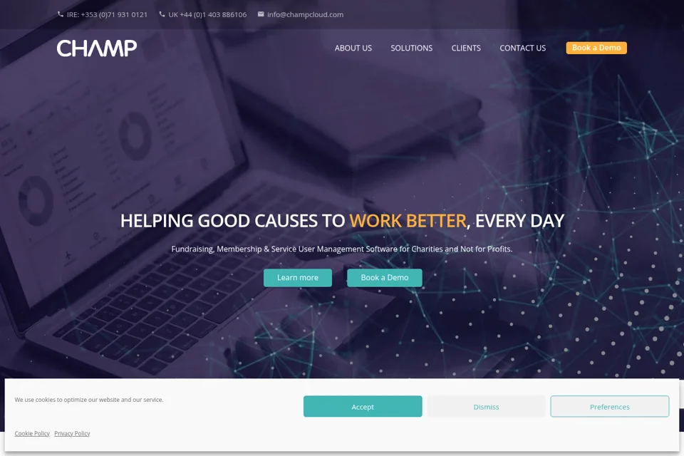 Landing page preview