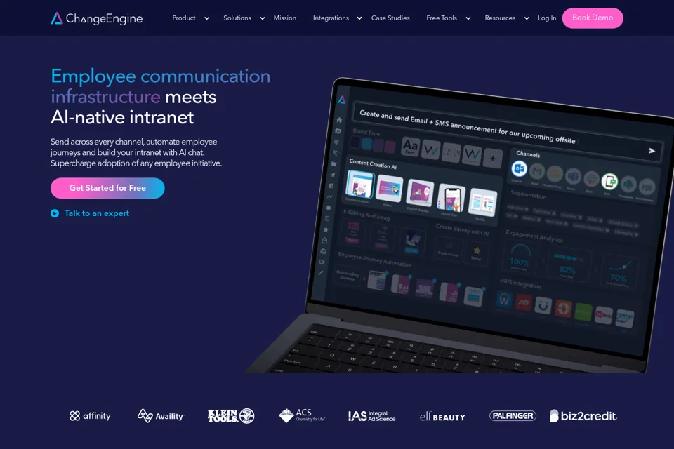 Landing page preview