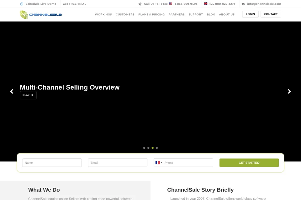 Landing page preview