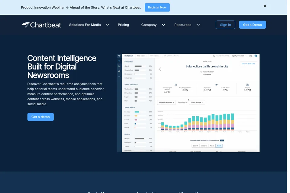Landing page preview