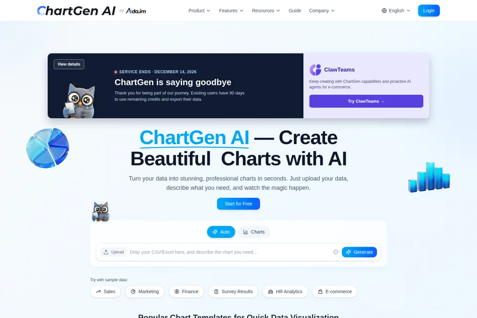 Landing page preview