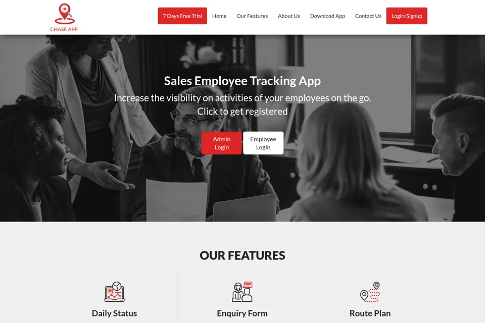 Landing page preview