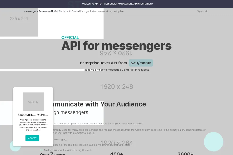 Landing page preview