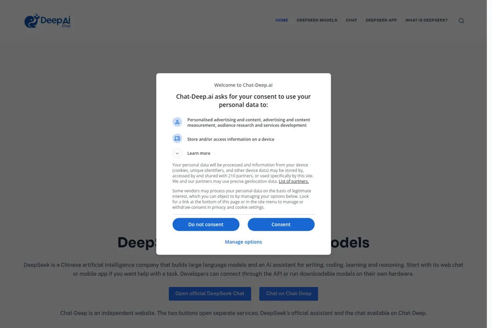 Landing page preview