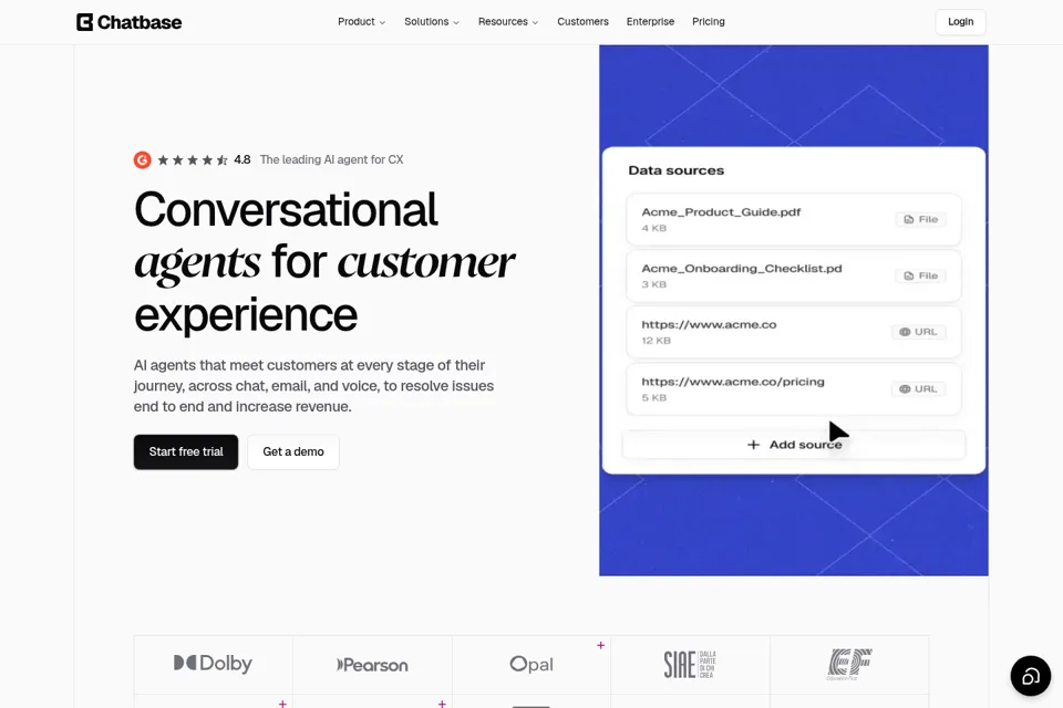 Landing page preview