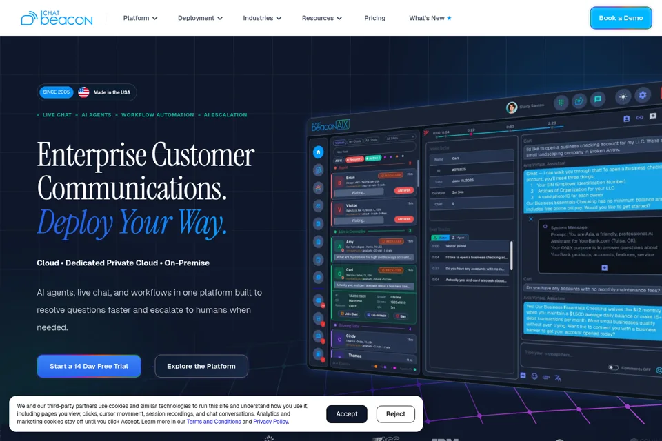 Landing page preview