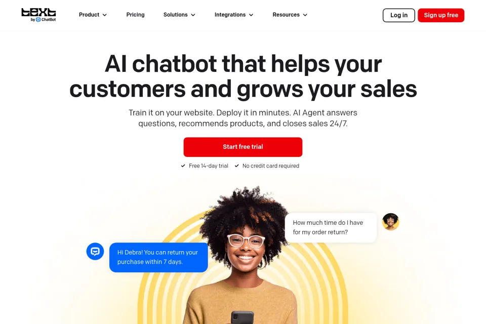 Landing page preview