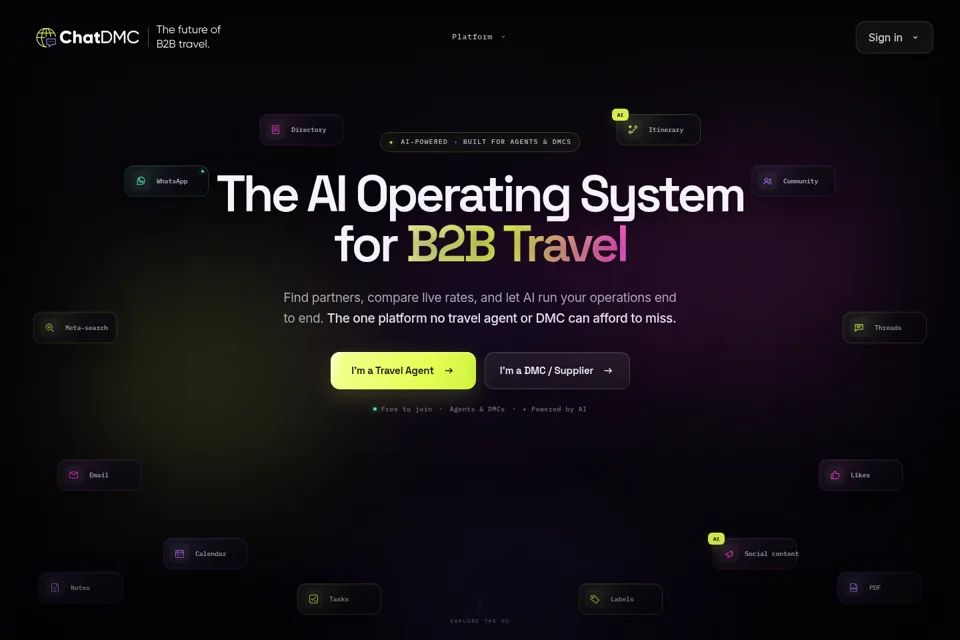 Landing page preview