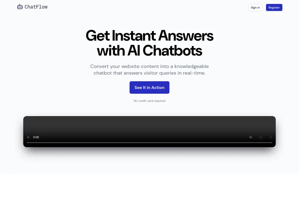 Landing page preview