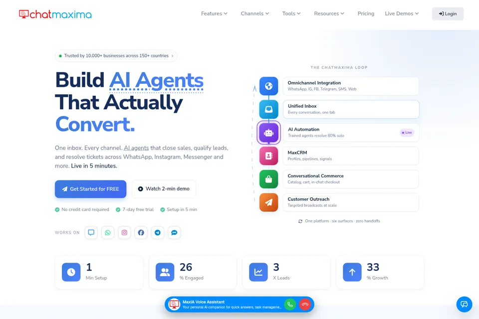 Landing page preview