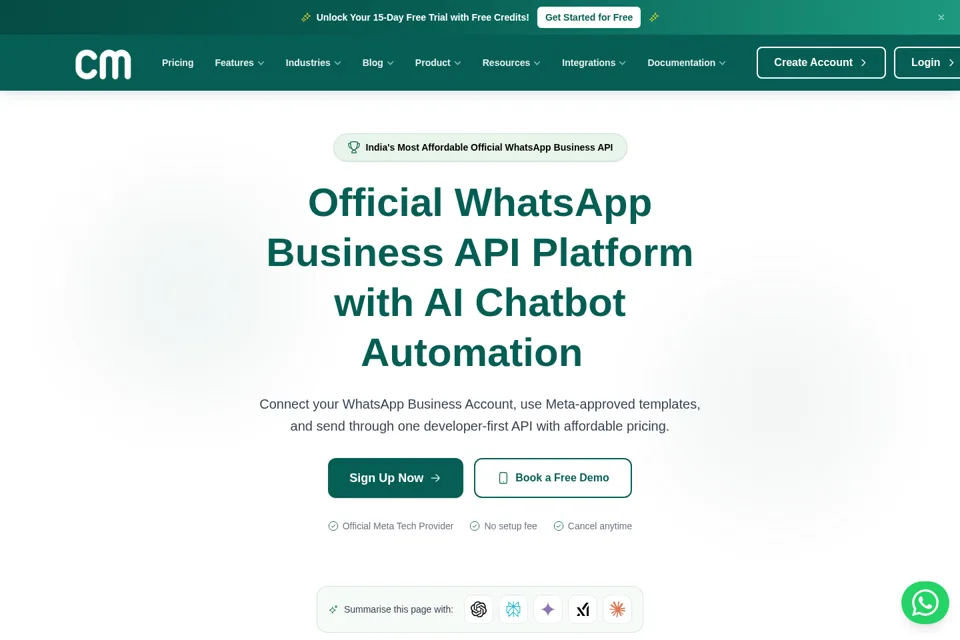 Landing page preview