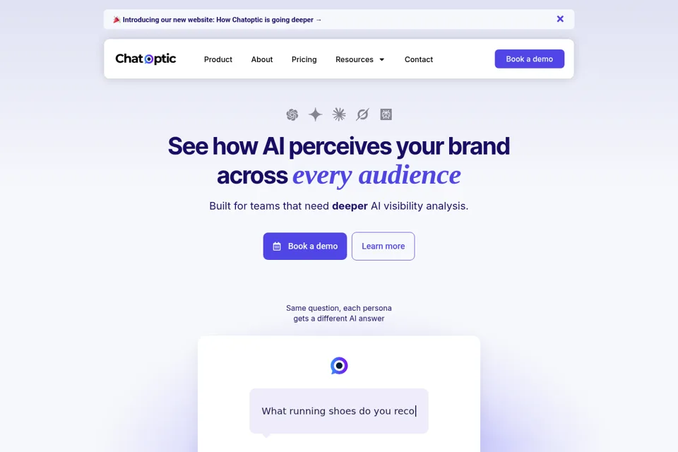 Landing page preview