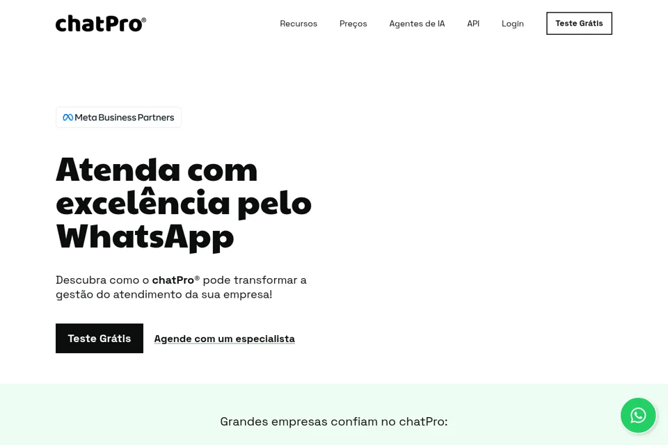 Landing page preview