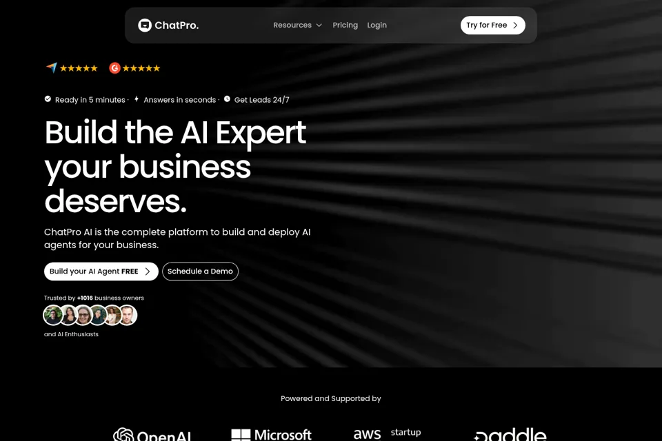 Landing page preview