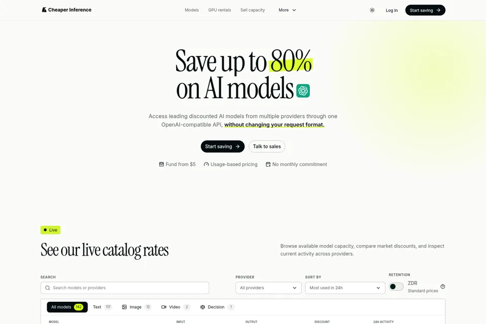 Landing page preview