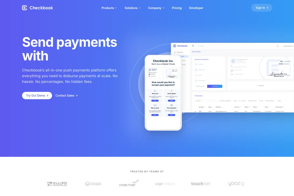 Landing page preview