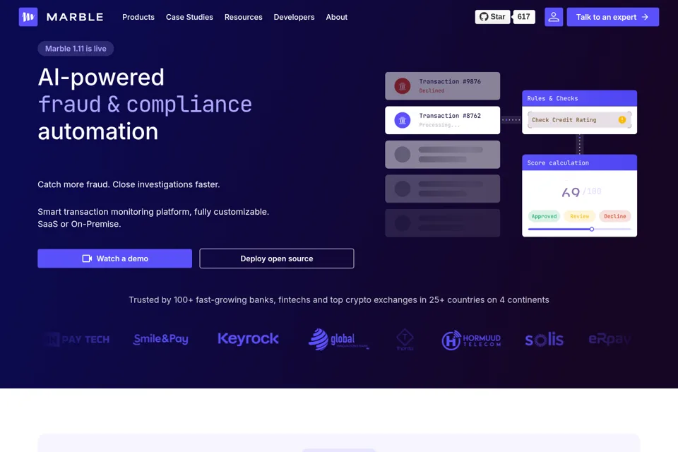 Landing page preview