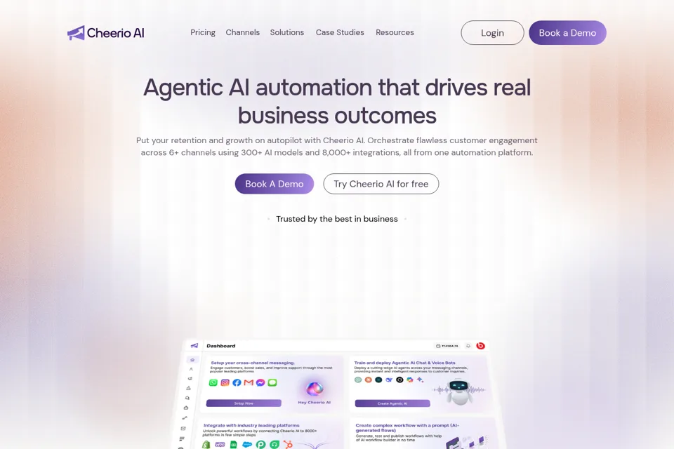 Landing page preview