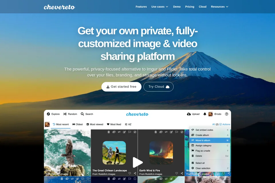 Landing page preview