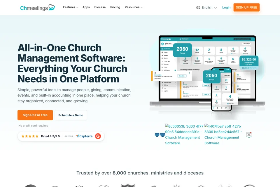 Landing page preview