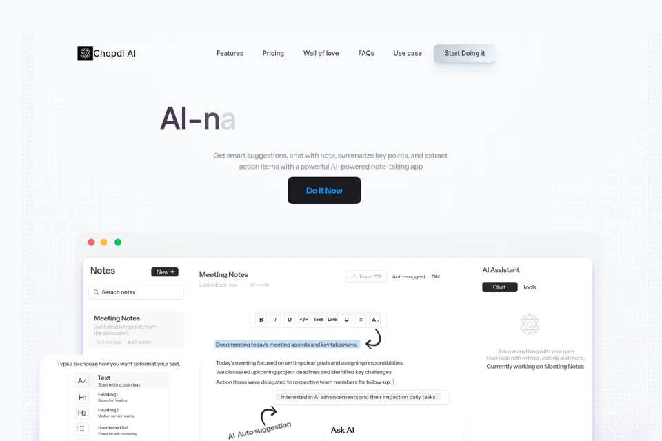 Landing page preview