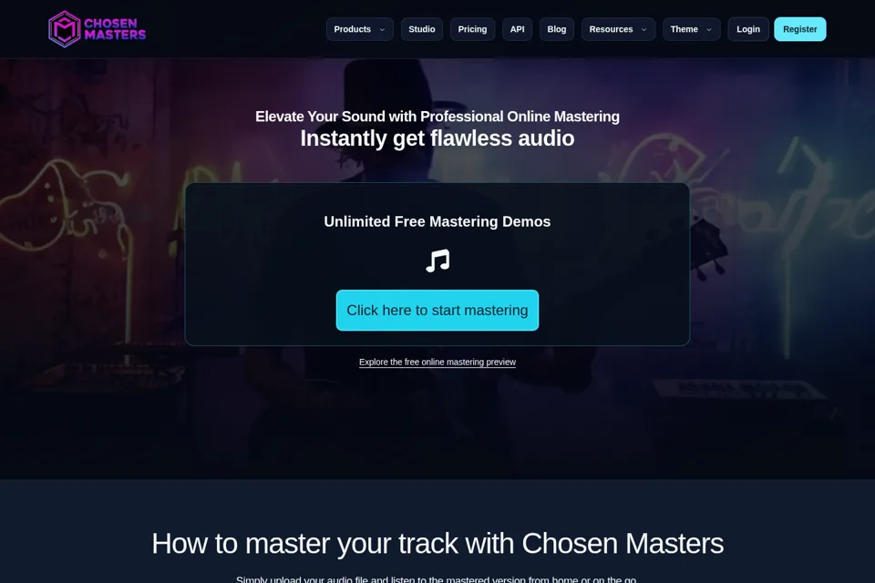 Landing page preview