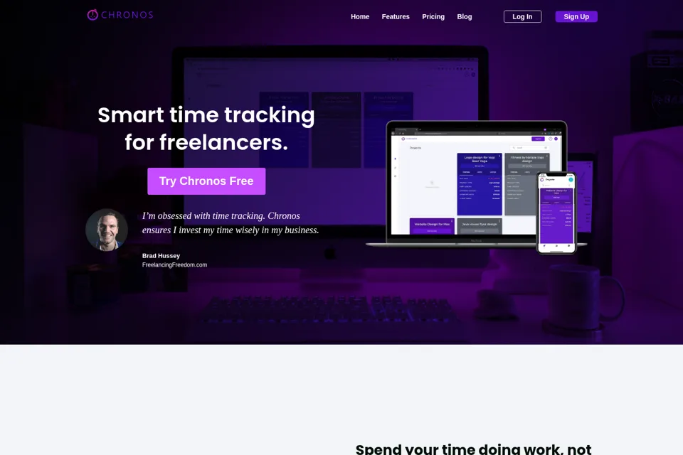 Landing page preview