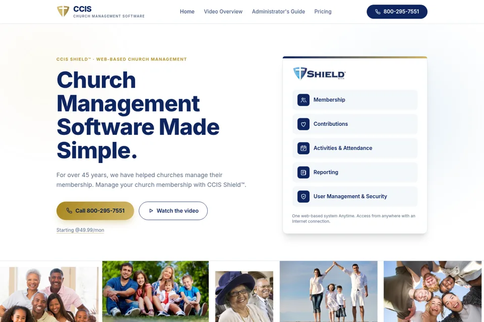 Landing page preview