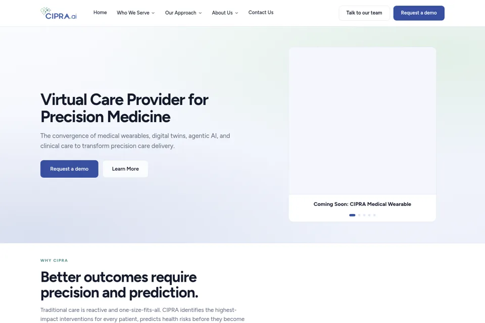 Landing page preview