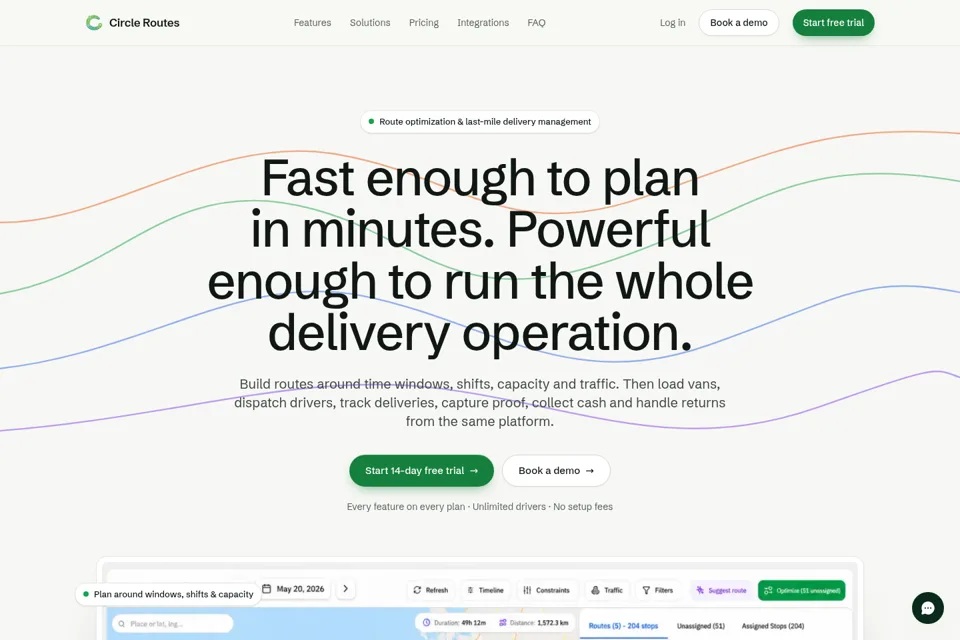 Landing page preview