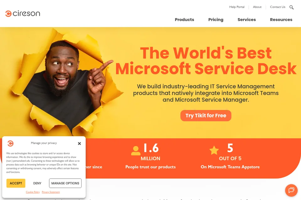 Landing page preview