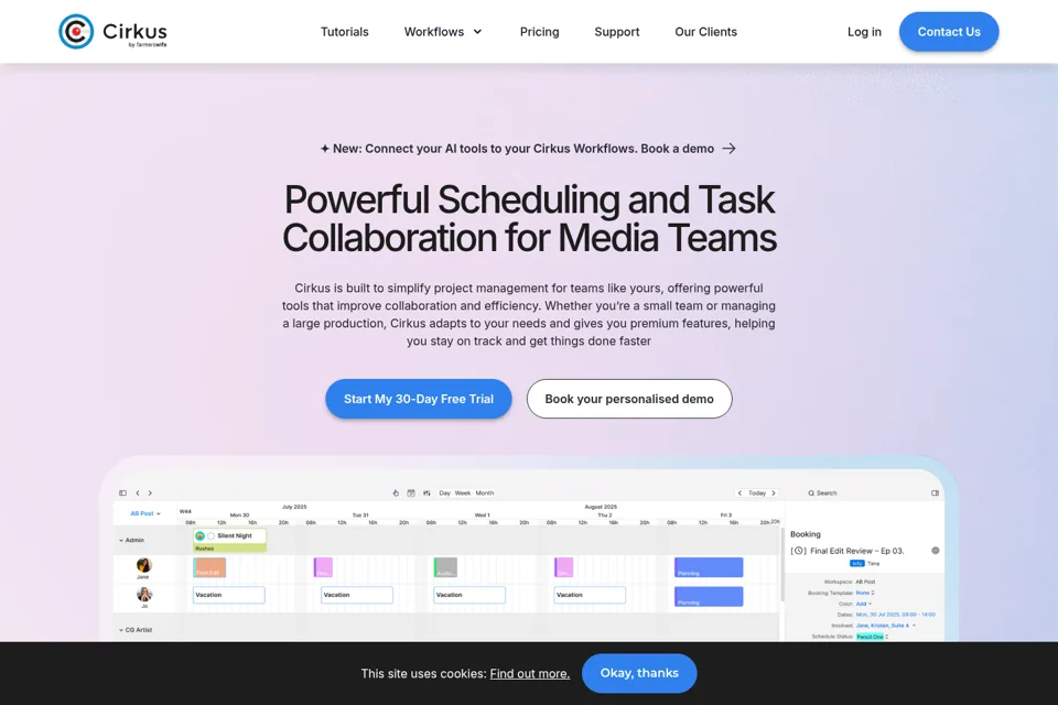 Landing page preview